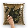 Canada Forest Sequin Cushion Cover - Custom Camo Clothing - [new_brand] - [camo] - [camoflage] - [apparel] - [location] - [new_brand] - [custom] - [clothing]