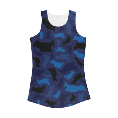 Russia Midnight Women Performance Tank Top - LocationCamo.com