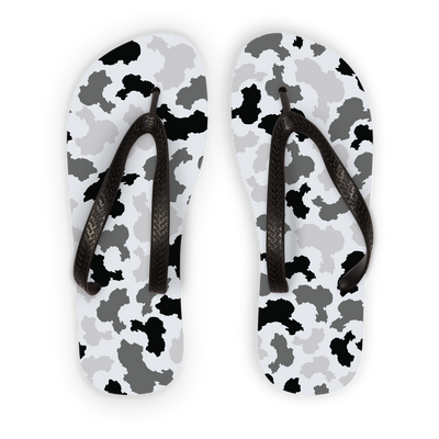 China Arctic Adult Flip Flops - LocationCamo.com - [new_brand] - [camo] - [camoflage] - [apparel] - [location] - [new_brand] - [custom] - [clothing]