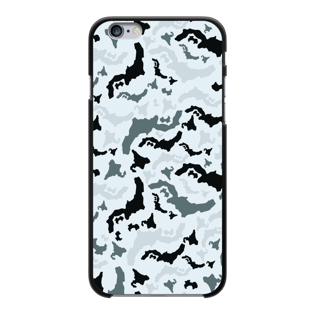 Japan Arctic Back Printed Black Hard Phone Case - LocationCamo.com