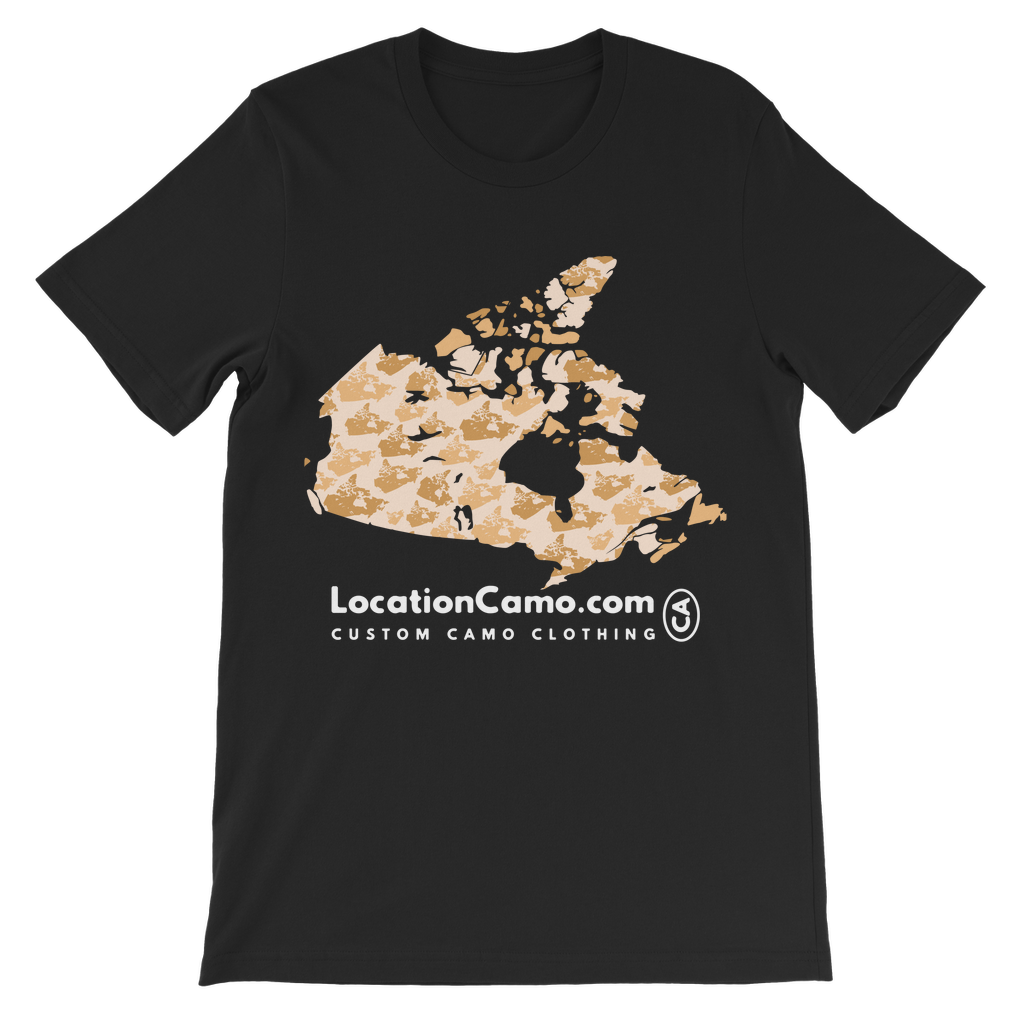 Canada Desert Premium Kids T-Shirt - Custom Camo Clothing - [new_brand] - [camo] - [camoflage] - [apparel] - [location] - [new_brand] - [custom] - [clothing]