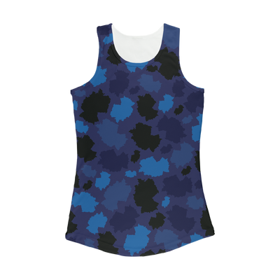 Germany Midnight Women Performance Tank Top - LocationCamo.com