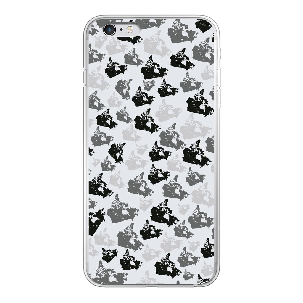 Canada Arctic Back Printed Transparent Soft Phone Case - Custom Camo Clothing - [new_brand] - [camo] - [camoflage] - [apparel] - [location] - [new_brand] - [custom] - [clothing]