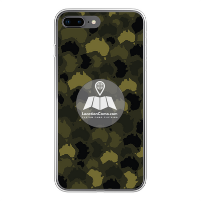 Australia Forest Back Printed Transparent Soft Phone Case - Custom Camo Clothing - [new_brand] - [camo] - [camoflage] - [apparel] - [location] - [new_brand] - [custom] - [clothing]