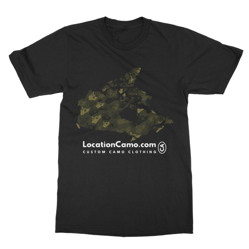 Canada Forest Classic Heavy Cotton Adult T-Shirt - Custom Camo Clothing - [new_brand] - [camo] - [camoflage] - [apparel] - [location] - [new_brand] - [custom] - [clothing]