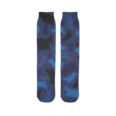 Russia Midnight Sublimation Tube Sock - LocationCamo.com