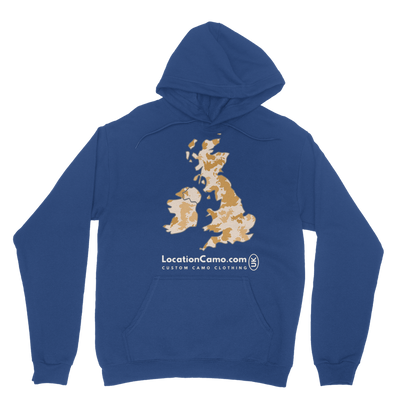 UK Desert Classic Adult Hoodie - Custom Camo Clothing - [new_brand] - [camo] - [camoflage] - [apparel] - [location] - [new_brand] - [custom] - [clothing]