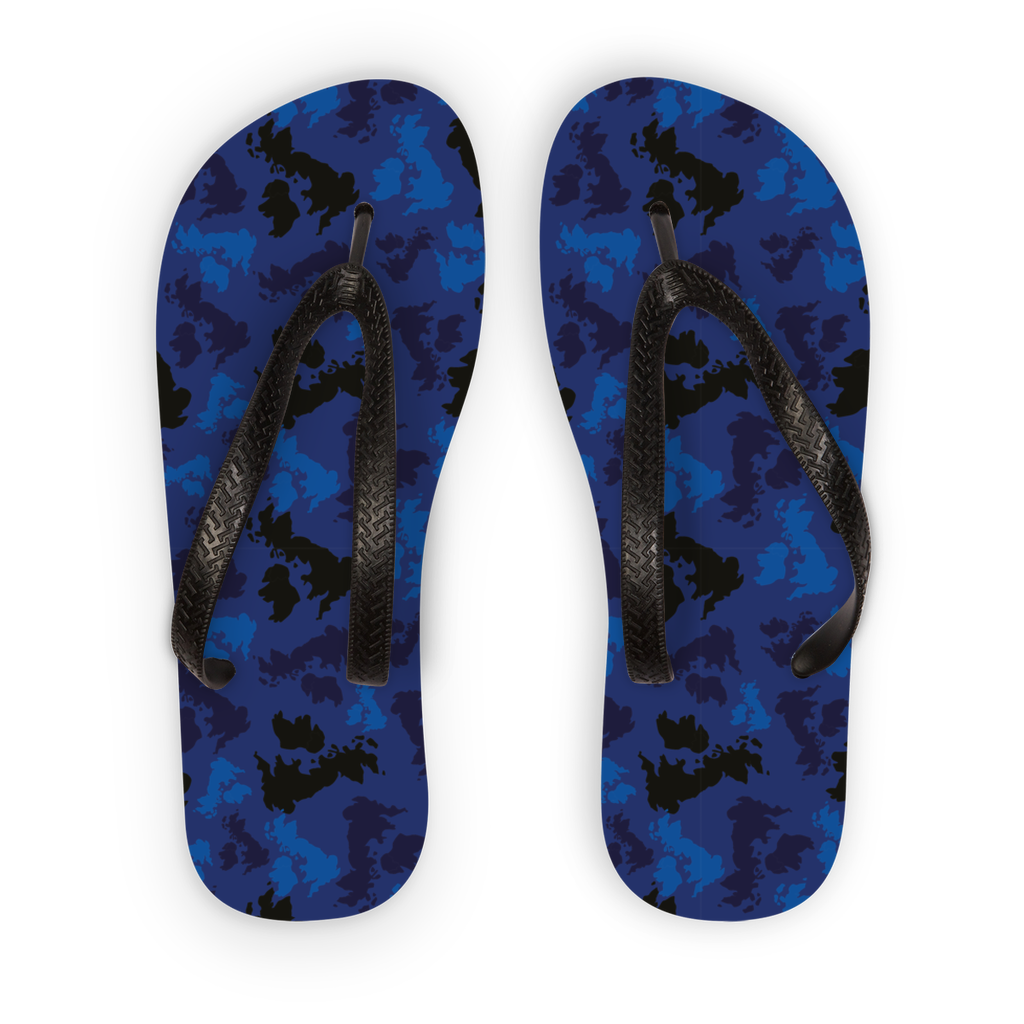 UK Midnight Adult Flip Flops - Custom Camo Clothing - [new_brand] - [camo] - [camoflage] - [apparel] - [location] - [new_brand] - [custom] - [clothing]