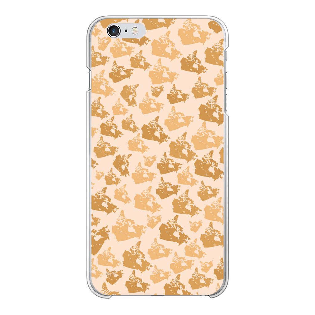 Canada Desert Back Printed Transparent Hard Phone Case - Custom Camo Clothing - [new_brand] - [camo] - [camoflage] - [apparel] - [location] - [new_brand] - [custom] - [clothing]