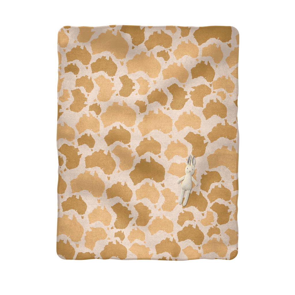 Australia Desert Sublimation Baby Blanket - Custom Camo Clothing - [new_brand] - [camo] - [camoflage] - [apparel] - [location] - [new_brand] - [custom] - [clothing]