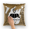 Brand Logo Sequin Cushion Cover - LocationCamo.com