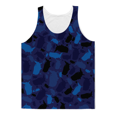 USA Midnight Classic Sublimation Adult Tank Top - LocationCamo.com