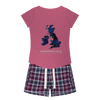 UK Midnight Women's Sleepy Tee and Flannel Short - Custom Camo Clothing - [new_brand] - [camo] - [camoflage] - [apparel] - [location] - [new_brand] - [custom] - [clothing]