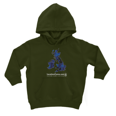 UK Midnight Classic Kids Hoodie - Custom Camo Clothing - [new_brand] - [camo] - [camoflage] - [apparel] - [location] - [new_brand] - [custom] - [clothing]