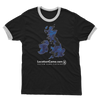 UK Midnight Adult Ringer T-Shirt - Custom Camo Clothing - [new_brand] - [camo] - [camoflage] - [apparel] - [location] - [new_brand] - [custom] - [clothing]