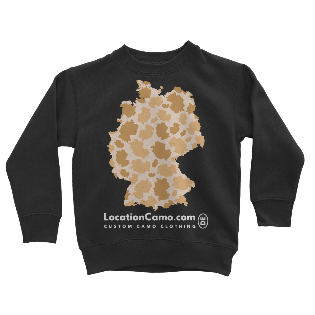 Germany Desert Classic Kids Sweatshirt - LocationCamo.com