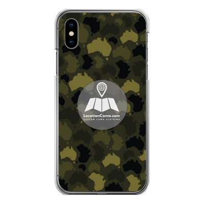 Australia Forest Back Printed Transparent Hard Phone Case - Custom Camo Clothing - [new_brand] - [camo] - [camoflage] - [apparel] - [location] - [new_brand] - [custom] - [clothing]