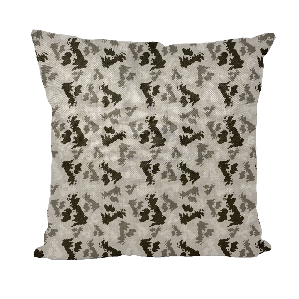 UK Arctic Throw Pillow with Insert - Custom Camo Clothing - [new_brand] - [camo] - [camoflage] - [apparel] - [location] - [new_brand] - [custom] - [clothing]