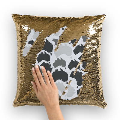 Australia Sequin Cushion Cover | Cushion Cover | Custom Camo Clothing