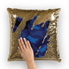 Russia Midnight Sequin Cushion Cover - LocationCamo.com