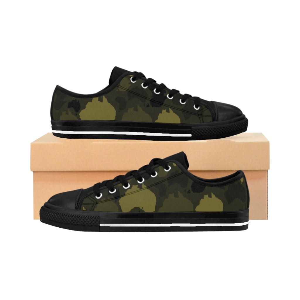 Australia Forest Unisex Sneakers - Custom Camo Clothing - [new_brand] - [camo] - [camoflage] - [apparel] - [location] - [new_brand] - [custom] - [clothing]