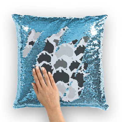 Australia Sequin Cushion Cover | Cushion Cover | Custom Camo Clothing