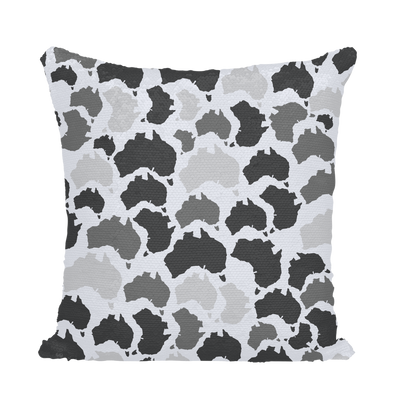 Australia Sequin Cushion Cover | Cushion Cover | Custom Camo Clothing