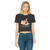 Canada Desert Classic Women's Cropped Raw Edge T-Shirt - Custom Camo Clothing - [new_brand] - [camo] - [camoflage] - [apparel] - [location] - [new_brand] - [custom] - [clothing]