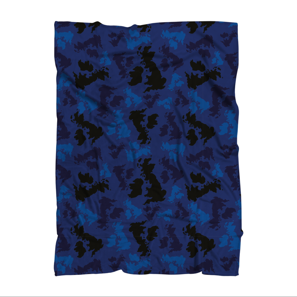 UK Midnight Sublimation Throw Blanket - Custom Camo Clothing - [new_brand] - [camo] - [camoflage] - [apparel] - [location] - [new_brand] - [custom] - [clothing]