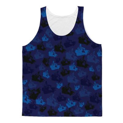 Canada Midnight Classic Sublimation Adult Tank Top - Custom Camo Clothing - [new_brand] - [camo] - [camoflage] - [apparel] - [location] - [new_brand] - [custom] - [clothing]