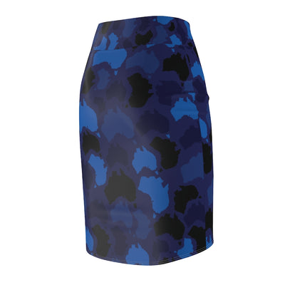 Australia Midnight Women's Pencil Skirt - Custom Camo Clothing - [new_brand] - [camo] - [camoflage] - [apparel] - [location] - [new_brand] - [custom] - [clothing]