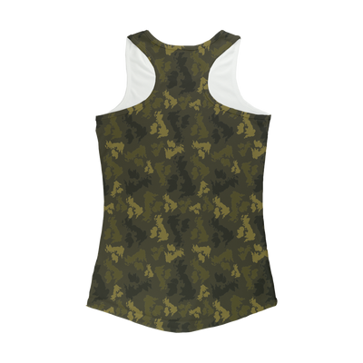 UK Forest Women Performance Tank Top - Custom Camo Clothing - [new_brand] - [camo] - [camoflage] - [apparel] - [location] - [new_brand] - [custom] - [clothing]