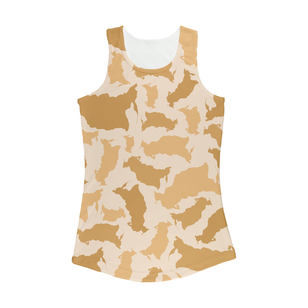 Russia Desert Women Performance Tank Top - LocationCamo.com