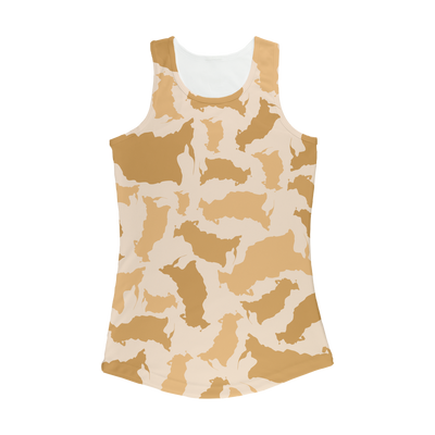 Russia Desert Women Performance Tank Top - LocationCamo.com