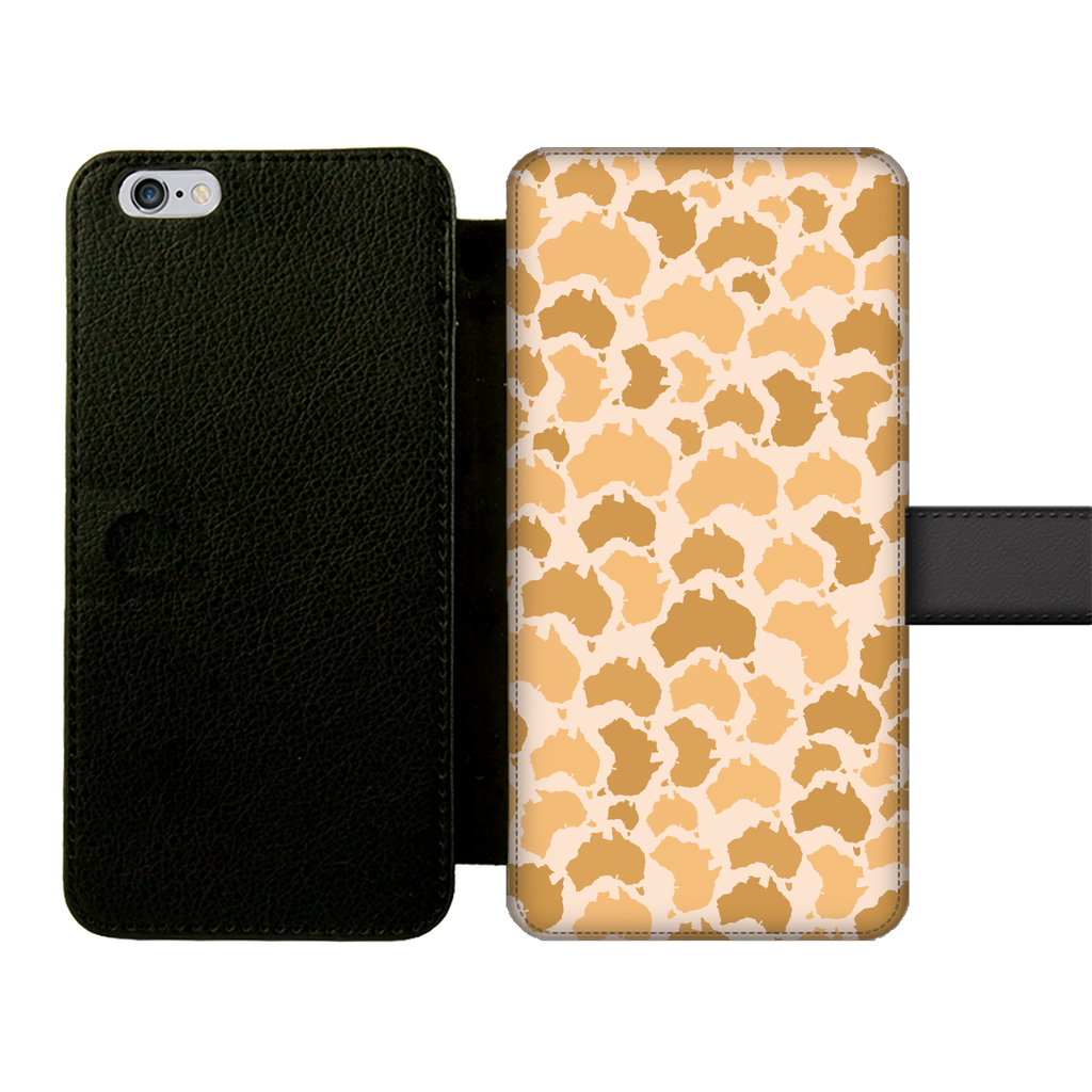 Australia Desert Front Printed Wallet Cases - Custom Camo Clothing - [new_brand] - [camo] - [camoflage] - [apparel] - [location] - [new_brand] - [custom] - [clothing]