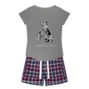 UK Arctic Women's Sleepy Tee and Flannel Short - Custom Camo Clothing - [new_brand] - [camo] - [camoflage] - [apparel] - [location] - [new_brand] - [custom] - [clothing]