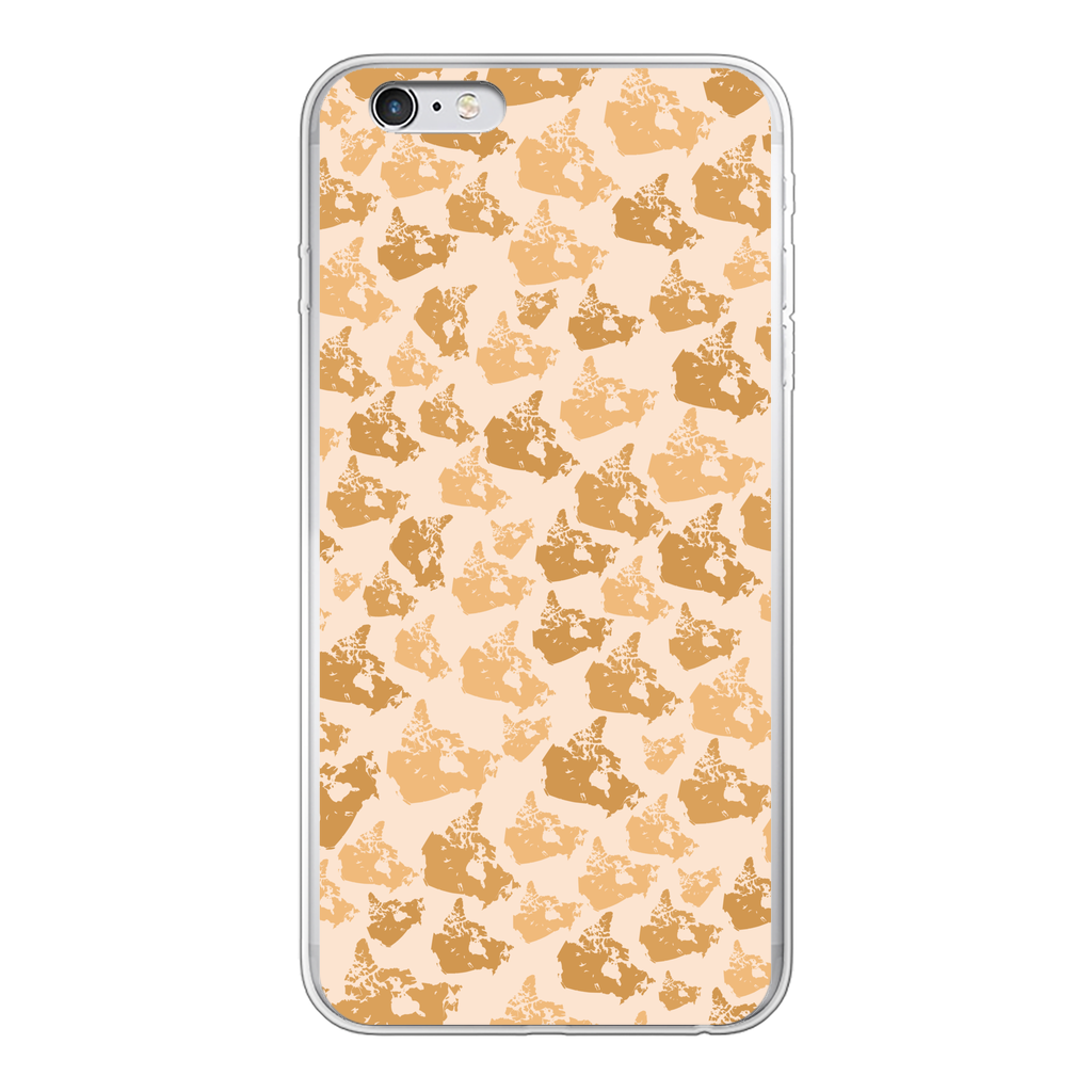 Canada Desert Back Printed Transparent Soft Phone Case - Custom Camo Clothing - [new_brand] - [camo] - [camoflage] - [apparel] - [location] - [new_brand] - [custom] - [clothing]