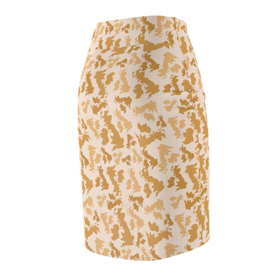 UK Desert Women's Pencil Skirt - Custom Camo Clothing - [new_brand] - [camo] - [camoflage] - [apparel] - [location] - [new_brand] - [custom] - [clothing]