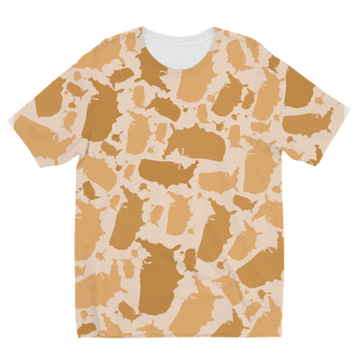 USA Desert Sublimation Kids T-Shirt - LocationCamo.com