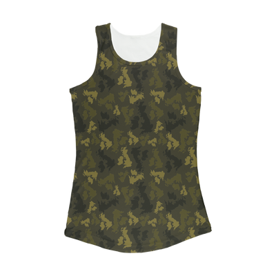 UK Forest Women Performance Tank Top - Custom Camo Clothing - [new_brand] - [camo] - [camoflage] - [apparel] - [location] - [new_brand] - [custom] - [clothing]