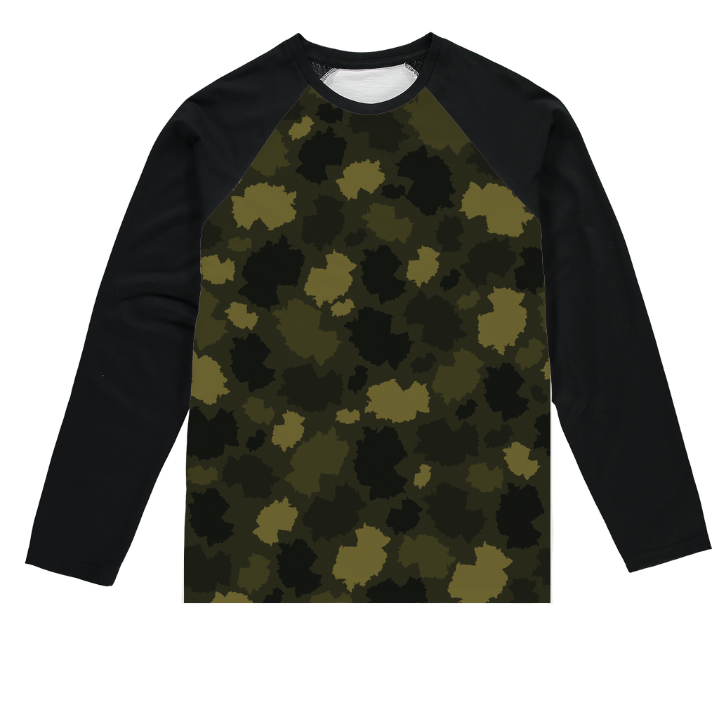 Germany Forest Sublimation Baseball Long Sleeve T-Shirt - LocationCamo.com