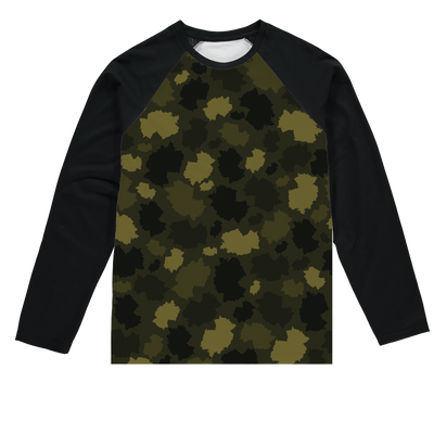 Germany Forest Sublimation Baseball Long Sleeve T-Shirt - LocationCamo.com