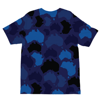 Australia Midnight Sublimation Kids T-Shirt - Custom Camo Clothing - [new_brand] - [camo] - [camoflage] - [apparel] - [location] - [new_brand] - [custom] - [clothing]