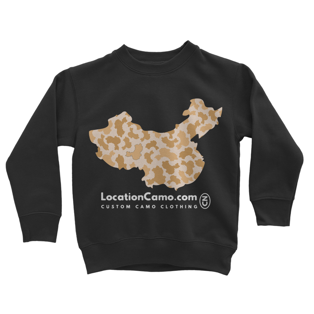 China Desert Classic Kids Sweatshirt - LocationCamo.com