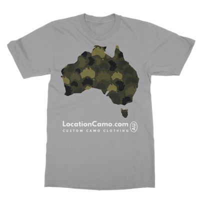 Australia Forest Classic Heavy Cotton Adult T-Shirt - Custom Camo Clothing - [new_brand] - [camo] - [camoflage] - [apparel] - [location] - [new_brand] - [custom] - [clothing]