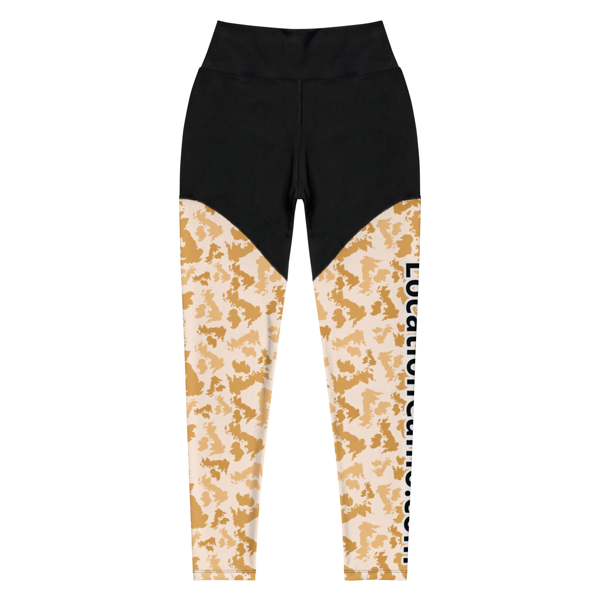 UK Desert Sports Leggings - Custom Camo Clothing - [new_brand] - [camo] - [camoflage] - [apparel] - [location] - [new_brand] - [custom] - [clothing]